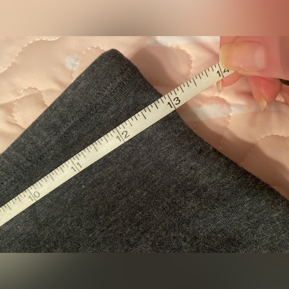 Yummie Gray High Waisted Black Side Panel Leggings - Picture 5 of 9